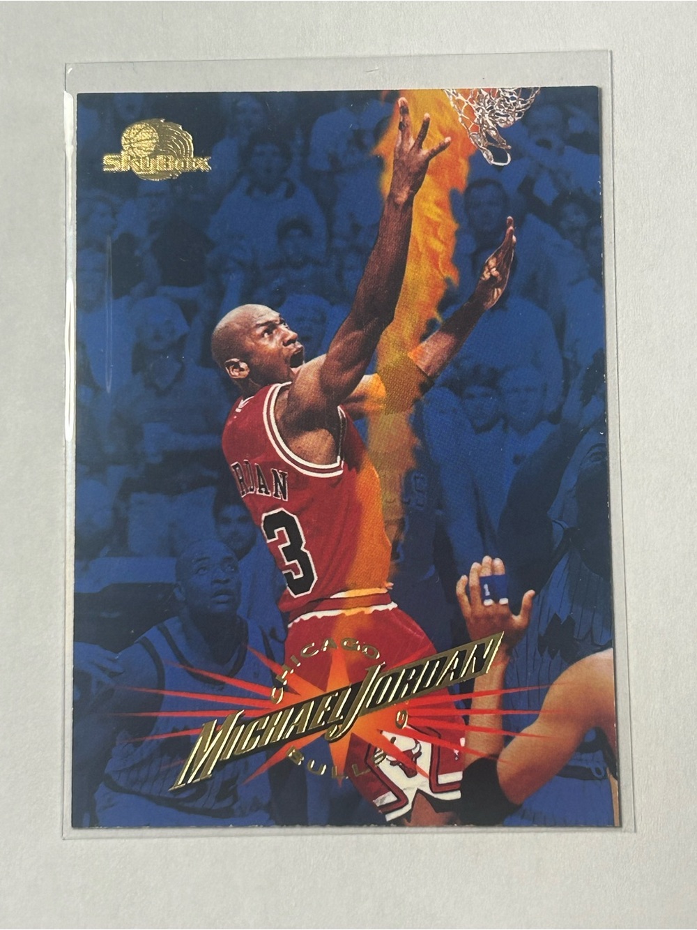 Michael Jordan Chicago Bulls Basketball Card - Red